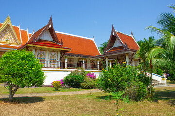 Temple of the black  monk in Thailand