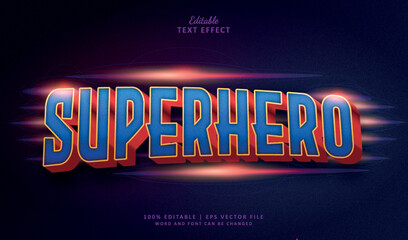 superhero editable text effect style cinematic