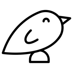 bird  cartoon cute icon