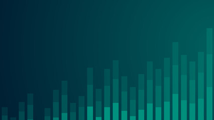 Abstract graph chart of stock market trade background.