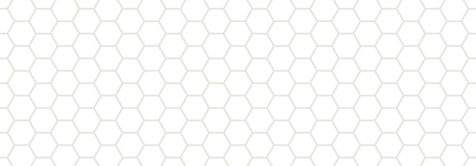 White hexagon on bright light gray backgrounds. Abstract pattern football. Abstract tortoiseshell. Abstract honeycomb. Minimal style