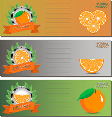 Sweet juicy tasty natural eco product orange