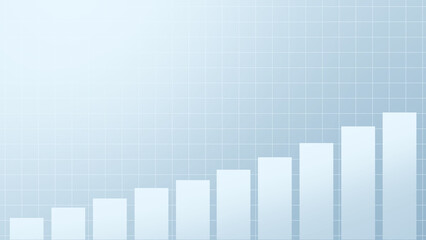 Abstract graph chart of stock market trade background.