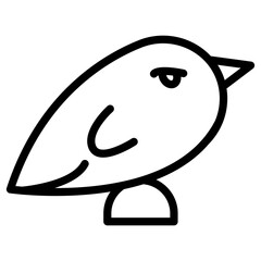 bird  cartoon cute icon
