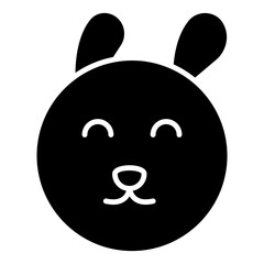 rabbit cartoon cute icon