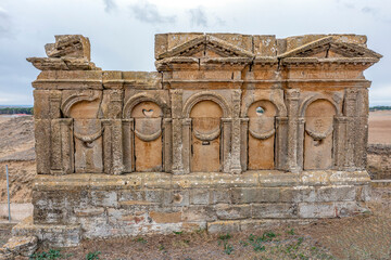 Mausoleum of the Atilios in Sadaba Zaragoza, Spain. Known as the Altar of the Moors