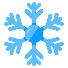 Modern design icon of snowflake 