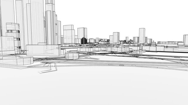 Outline city concept