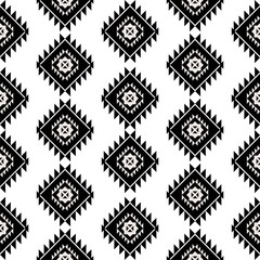 Motif ethnic vector seamless border beautiful geometric art. Ethnic leaf floral background art. folk embroidery, Mexican, Peruvian, Indian, Asia, Moroccan, Turkey, African, Uzbek style.Aztec ornament