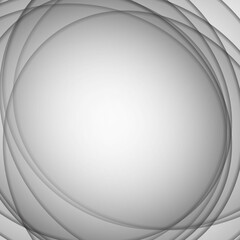 Gray circle outline abstract background - 545667711