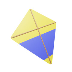 PNG 3d rendering of kite for your content asset needs