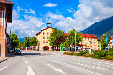 Town Hall in Garmisch-partenkirchen in Germany