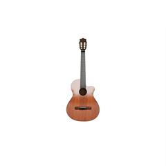 Naklejka premium acoustic guitar isolated