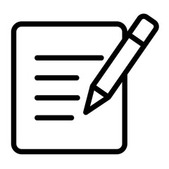 Fototapeta premium note icon