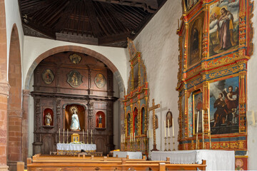 La Gomera Kanaren Kirche Innen
Selektive Schärfe