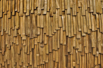 Old wooden worn shingle roof tiles Pattern View
