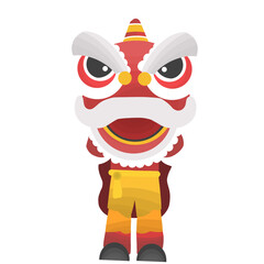 lion dance in Chinese new year