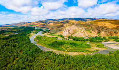 Uplistsikhe ancient rock town in Georgia © saiko3p