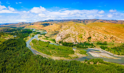 Uplistsikhe ancient rock town in Georgia © saiko3p