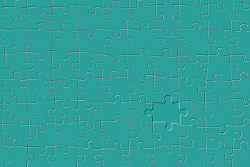 Missing piece of a blue jigsaw puzzle.