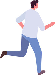 runner man, guy isometric
