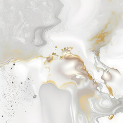 Luxury abstract fluid art painting in alcohol ink technique. Liquid marble design abstract painting background with gold splash texture.