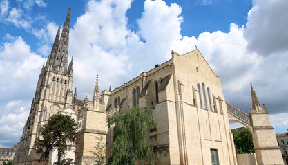 Cathédrale Saint-André - Bordeaux - France - obrazy, fototapety, plakaty