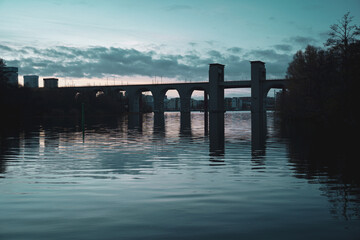 pier at sunset