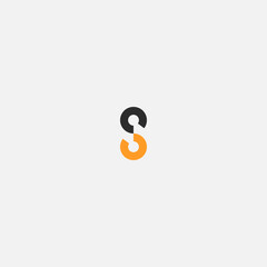 letter S keyhole logo