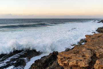 Waves On The Beach Of Fuerteventura