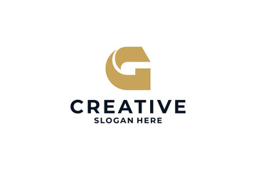 Creative letter G logo design modern concept.