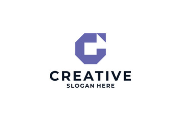 Creative letter G logo design modern concept.