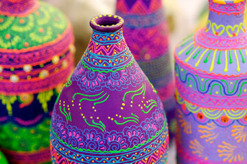 Beautiful Hand crafted colorful decorative items, The craft of each state in India reflect the...