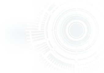 Abstract Technology Communication Concept Vector Background white gray with various technology elements high-tech communication concept innovation background