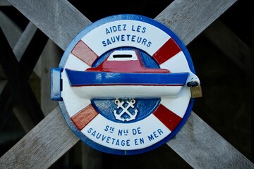 Sammeldose f&uuml;r Seenotrettung in Frankreich