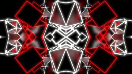 Naklejka premium VJ 線対象 シームレス ナイトクラブ 赤 黒 白 [別Verあり]