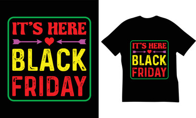 Black Friday T-Shirt design.