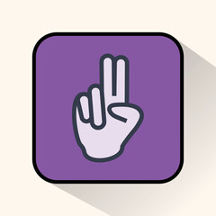 Obraz premium hand sign