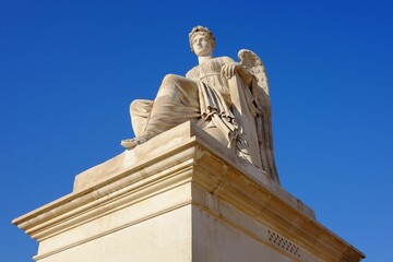 Statue of Victorious France, near the Arc de Triomphe du Carrousel, Paris