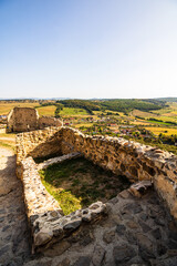 Fototapeta premium Famous Rupea fortress in Transylvania, Romania. Rupea Citadel (Cetatea Rupea)
