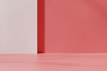 Empty stage for product presentation, 3d render