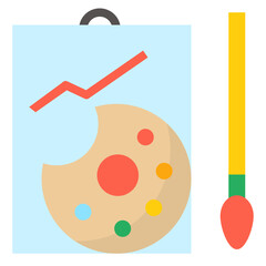 art flat style icon