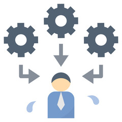 busy flat style icon