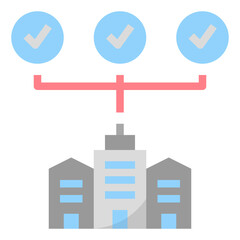 criteria flat style icon