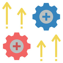 Obraz premium development flat style icon