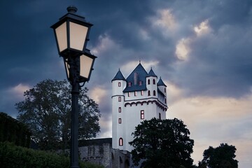 Fototapeta na wymiar Electoral Castle in Eltville am Rhein, Hessen, Wiesbaden