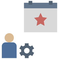 event flat style icon