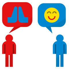 forgiving flat style icon