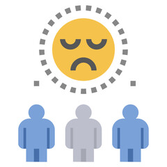 grief flat style icon