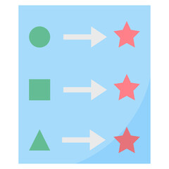 guideline flat style icon